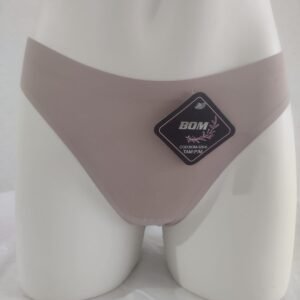 Calcinha fio sem costura tam. M cor beje