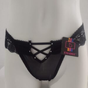 Calcinha fio dental tam. M cor preta